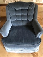 SEARS ROCKING CHAIR.  CORDUROY FABRIC LOOK