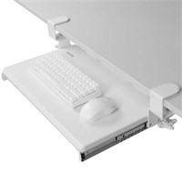 VIVO Small Clamp-on Keyboard & Mouse Under Desk