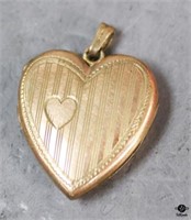 10k Gold Heart Locket