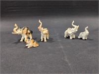 Small elephant figurines