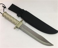 Large Knife In Sheath