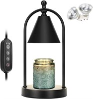 Candle Warmer Lamp with Timer, Electric Black