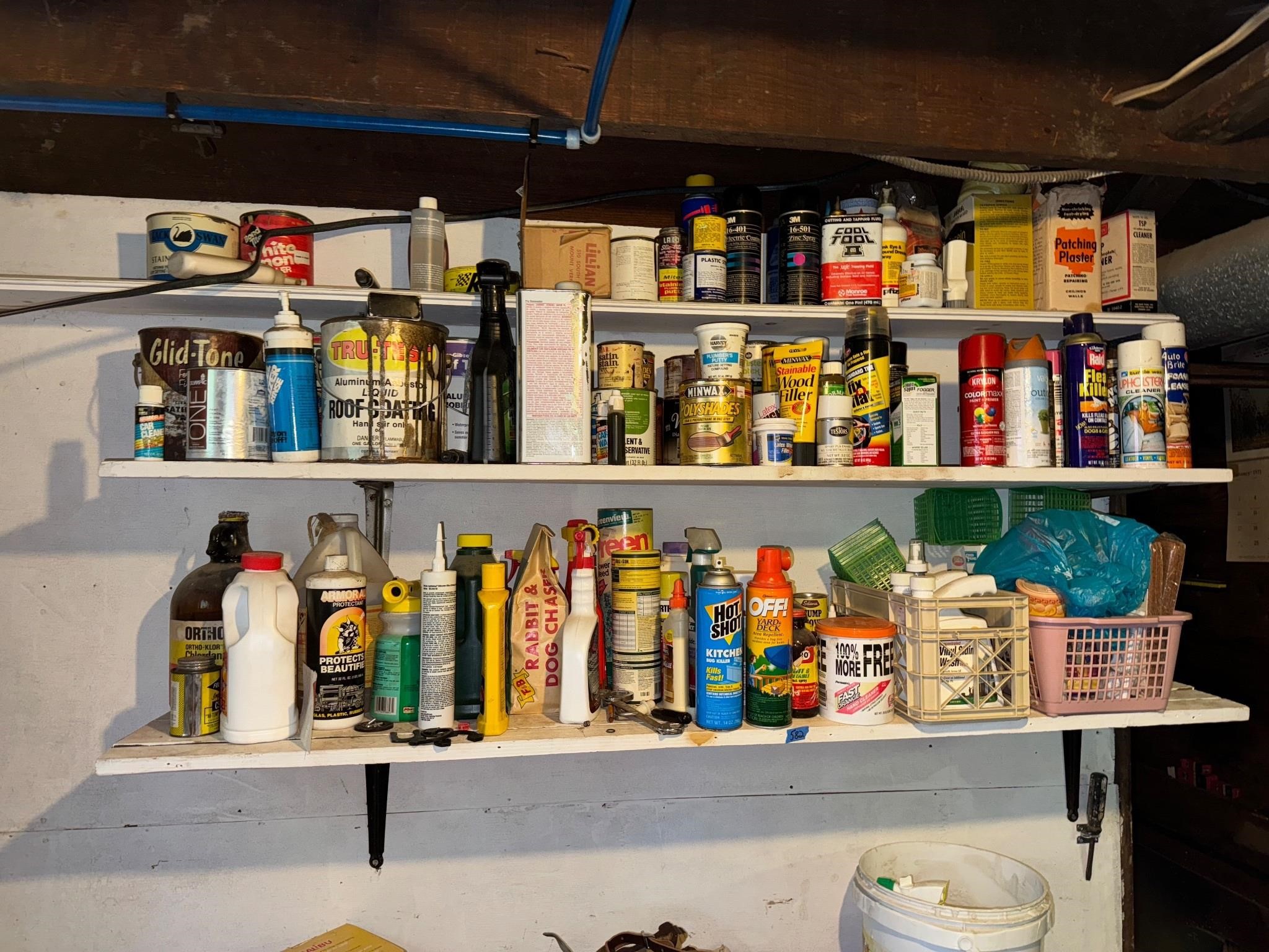 Shelves Contents (only) Supplies