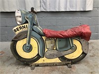 ANTIQUE BERNI CAROUSEL MOTORCYCLE