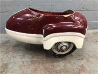 ANTIQUE FIBERGLASS CAROUSEL SIDE CAR