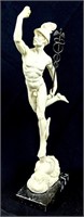 Composite Figurine of Man Standing on Head