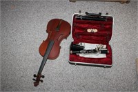 2pc Violin Reproduction & Clarinet