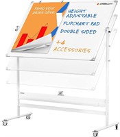 Mobile Whiteboard- 60x46 360° Rolling Double Sided