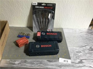 Wood boring bit set, Bosch drill bits & Bosch