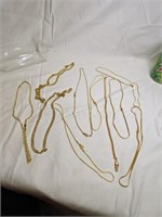 10 Chains/ Necklaces, XP, 18 KGF, Etc.
