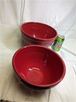 2 Fiesta Nesting Mixing Bowls, largest 10" dia