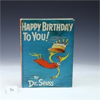 Dr. Seus Happy Birthday to You Childrenâ€™s book