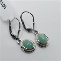 $120 Silver Sakota Emerald(2.1ct) Earrings