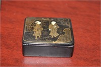 A Chinese Export Black Lacquer Box