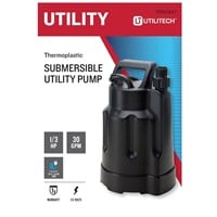 $135  Utilitech 1/3-HP Thermoplastic Subm. Pump