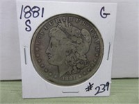 1881-S Morgan Dollar – G