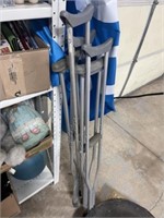 2 PAIR OF CRUTCHES