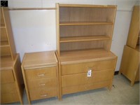 Dresser with hutch and end table