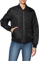 Dickies womens Quilted Bomber Jacket - XL - BLK