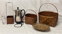 Vintage Farberware Coffee Pot & Baskets