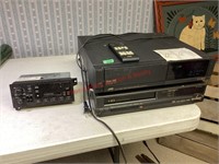 JVC, Sharp VHS Players & Chrysler Car Radio