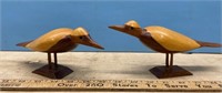 Vintage Carved Wooden Birds (Noted From Jamaica)