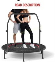 CLORIS Mini Trampoline  40in  5 Height Adjust