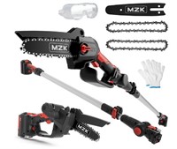 MZK 2-in-1 Cordless Pole Saw & Mini Chainsaw