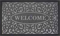 OEMATS Door Mat  Non-Slip  Waterproof  24x36  Blac