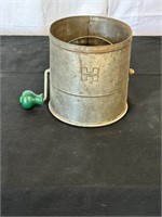Old Green Handle Hodges Sifter