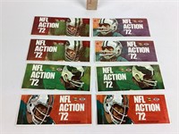 (8) unopened 1972 Sunoco NFL Player stamp