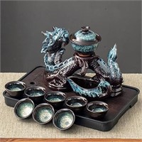 Lazy Kung Fu Tea Set, Semi Automatic Chinese