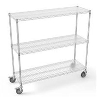 Znts 3 Tier Shelf Wire Shelving Unit - 3000lbs