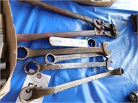 METRIC SOCKETS, BOLT CUTTERS, WRENCHES
