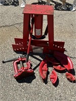 Hydraulic shop press, with 12 ton rated hydraulic