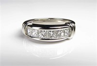 Scott Kay Lady's Platinum, Diamond Band Ring