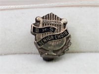 B.H.S Senior Choir Sterling Silver Pin