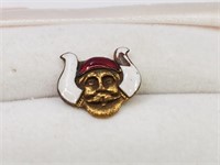 Brass Amrita Masons Viking Enamel Lapel Pin