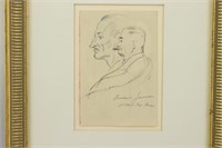 Frederic James Harry Truman Drawing Miltons
