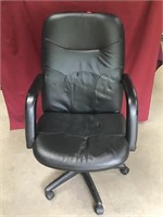 Rolling Office Chair, Adjustable Height And Back