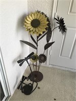 Signed "Celestial" Metal Sunflower W14G