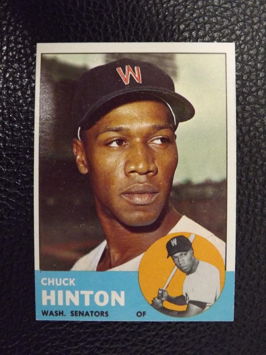 1963 TOPPS #330 CHUCK HINTON SENATORS