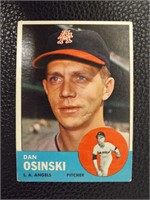 1963 TOPPS #114 DAN OSINSKI ANGELS VINTAGE