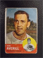 1963 TOPPS #139 EARL AVERILL PHILLIES VINTAGE