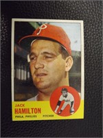 1963 TOPPS #132 JACK HAMITLON PHILLIES