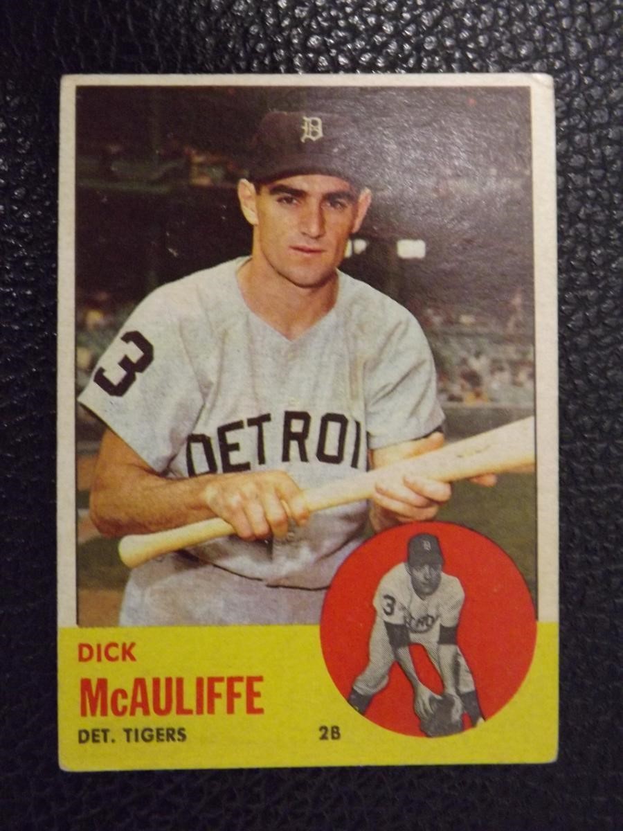 1963 TOPPS #64 DICK MCAULIFFE DETROIT TIGERS