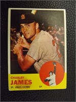 1963 TOPPS #83 CHARLEY JAMES CARDINALS
