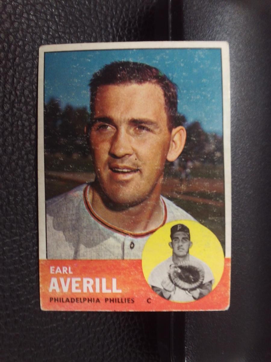 1963 TOPPS #139 EARL AVERILL PHILLIES VINTAGE