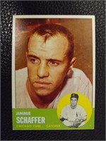 1963 TOPPS #81 JIMMIE SCHAFFER CHICAGO CUBS