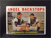 1964 TOPPS #61 LOS ANGELES ANGELS BACKSTOPS